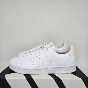 New Adidas Advantage 'White Wonder Quartz' ID9652 Women's Shoes Size 7